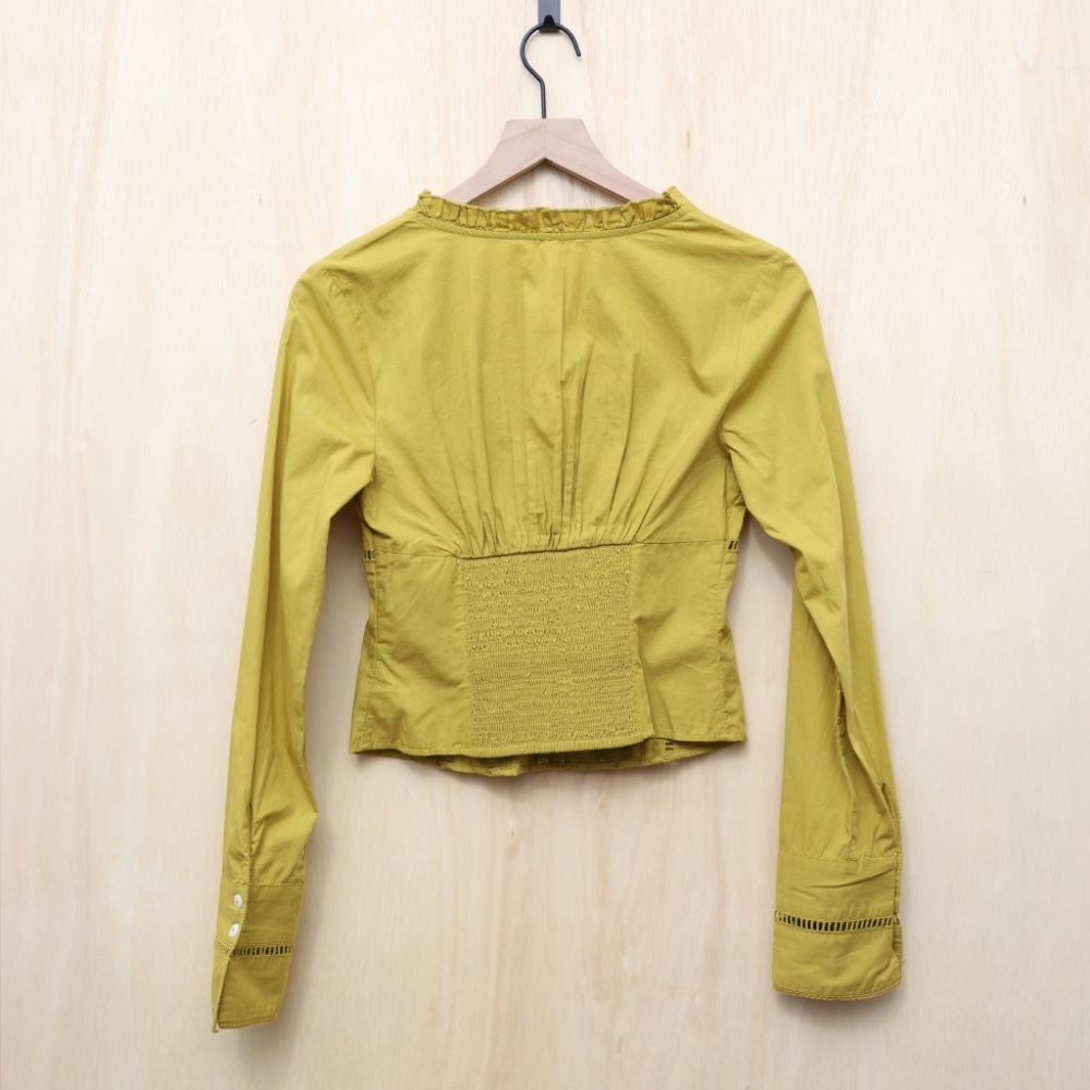 NWT Free People Frankie Corset Top Gold Lemon Party XS - Picture 3 of 4